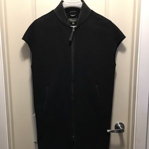 MACKAGE - Wool + Lambskin Leather Cape